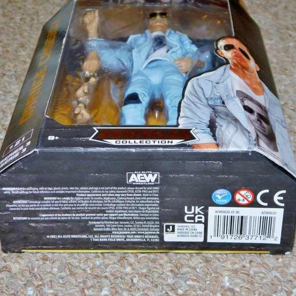 2021 Jazwares AEW Unrivaled Series 3 Orange Cassidy Figure MIB New Wrestling - Picture 4 of 6